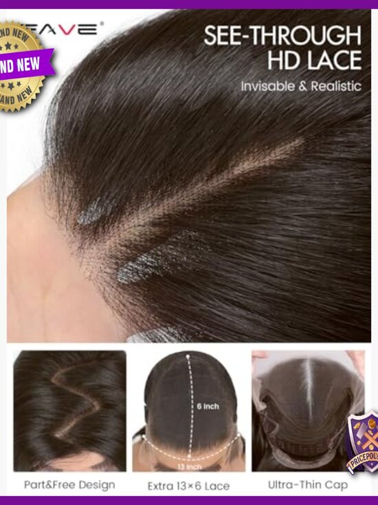 18 Inch Layered HD Lace Front Wig Butterfly Cut Synthetic Heat Resistant main image 6